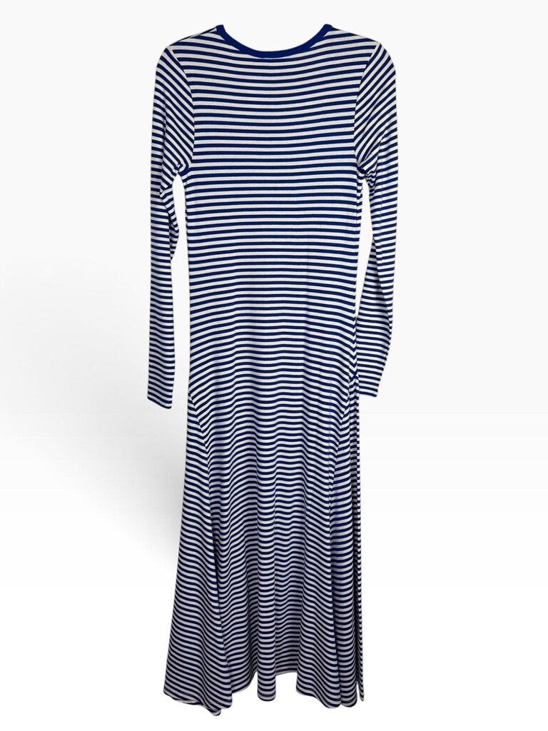POLO BY RALPH LAUREN STRIPED MAXI DRESS