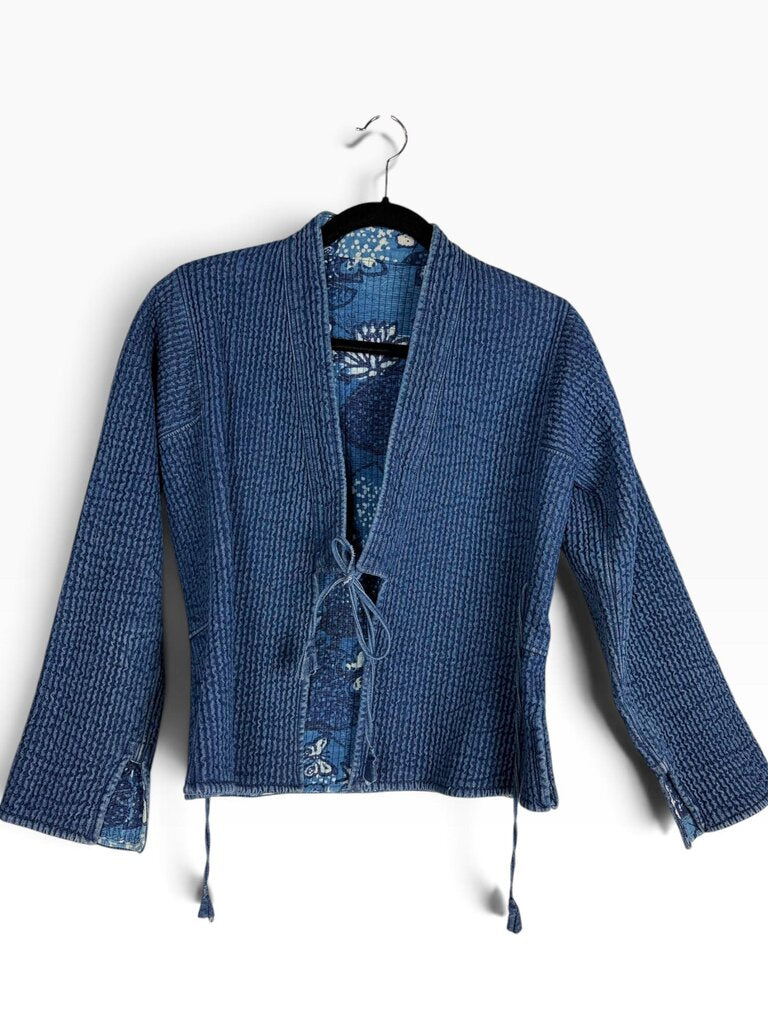 NO LABEL QUILTED DENIM JACKET