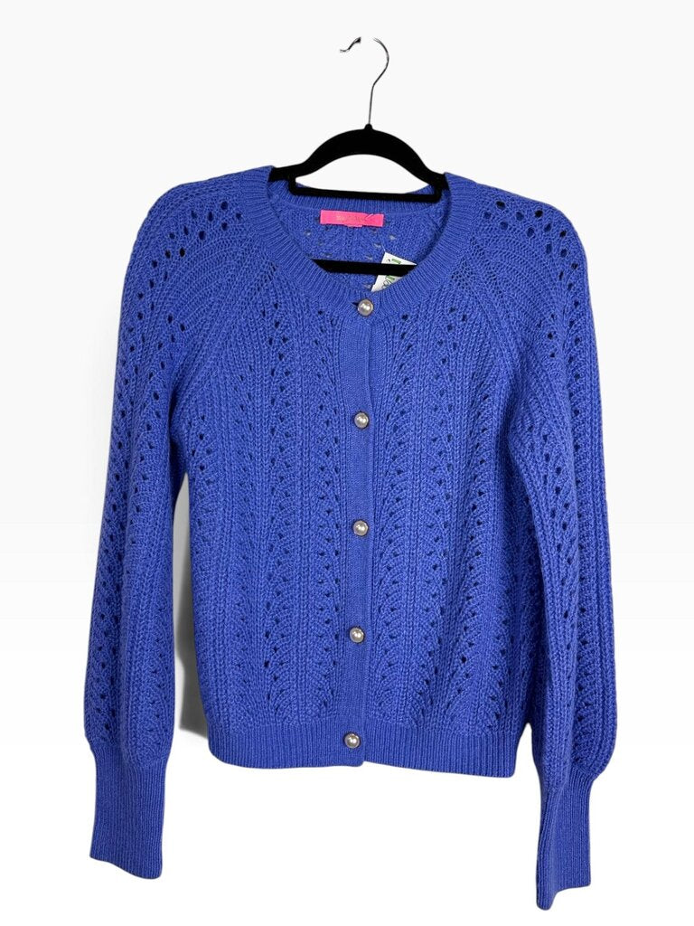 LILLY PULITZER WOOL KNIT BLEND CARDIGAN