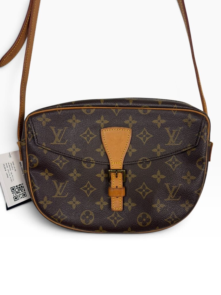 AUTHENTIC LOUIS VUITTON JEUNE FILLE MM LEATHER CROSSBODY