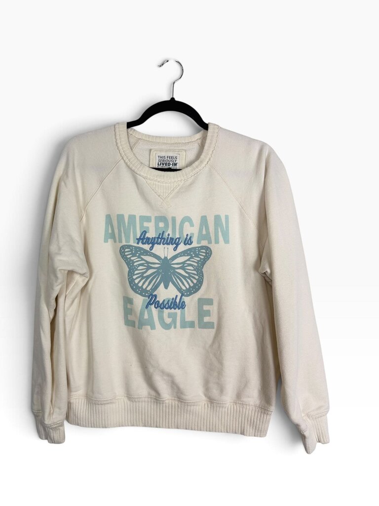 AMERICAN EAGLE OUTFITTERS BUTTERFLY SWEATSHIRT