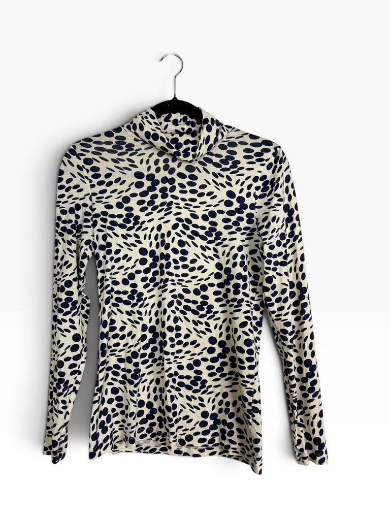 J.CREW SPECKLE PRINT TURTLENECK