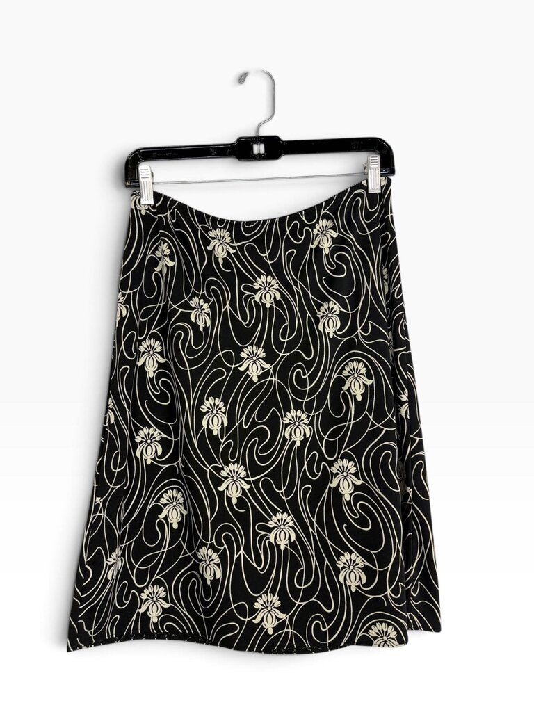 LOFT FLORAL MIDI SKIRT