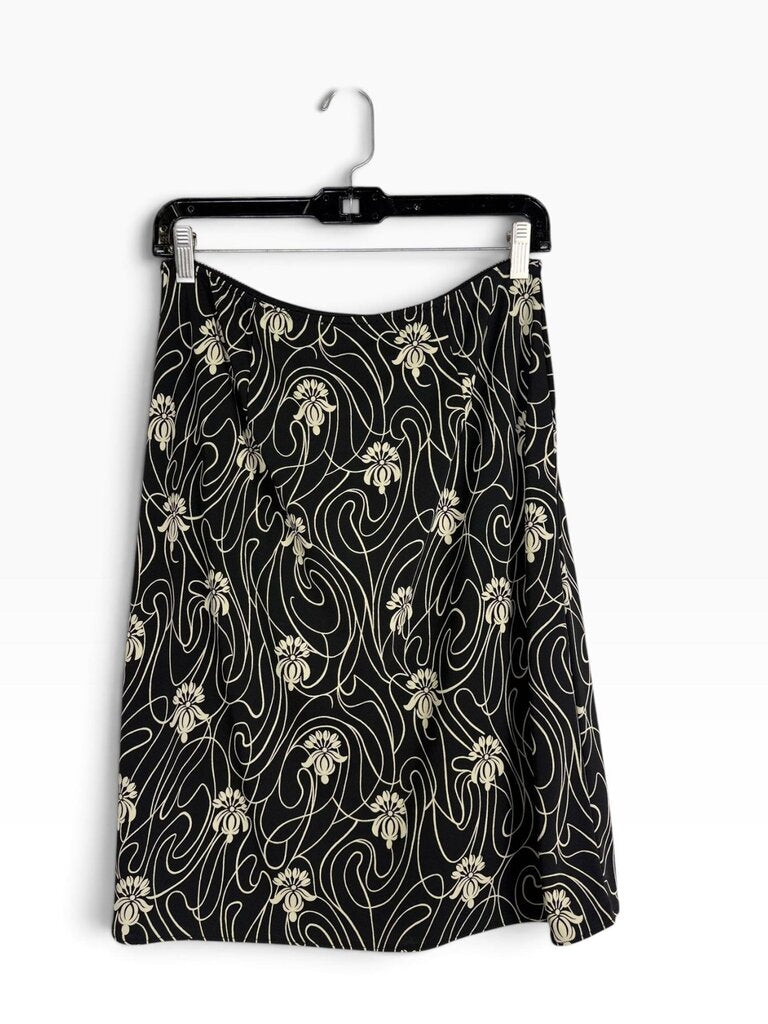 LOFT FLORAL MIDI SKIRT