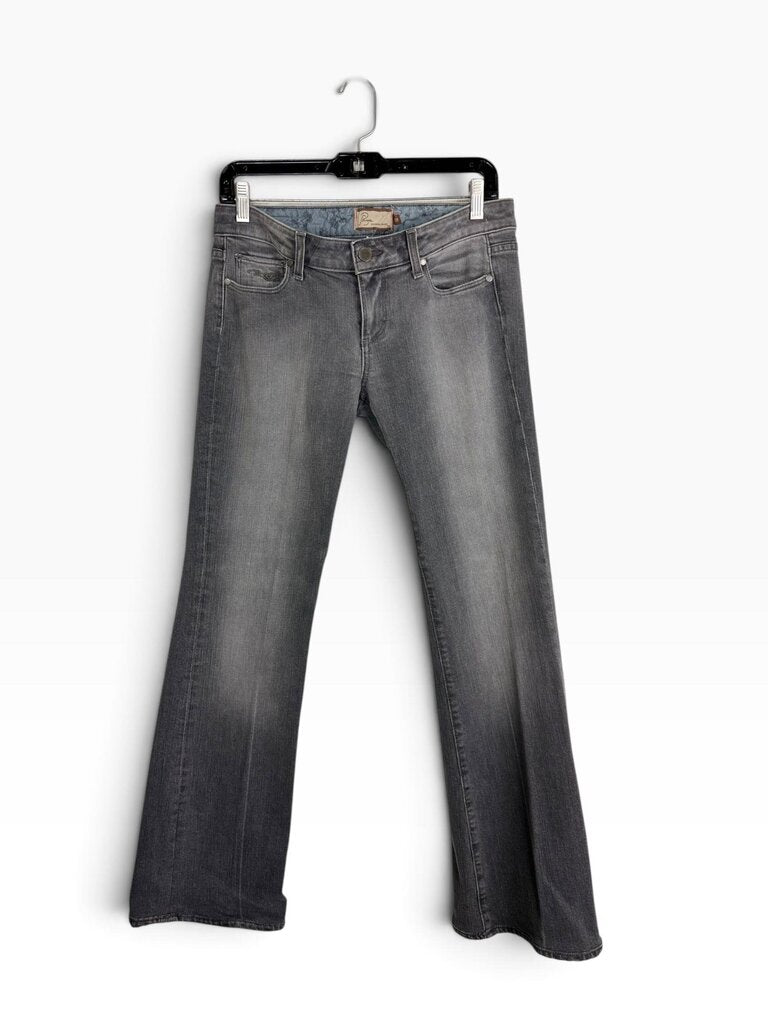 PAIGE LOW RISE STRAIGHT LEG JEANS