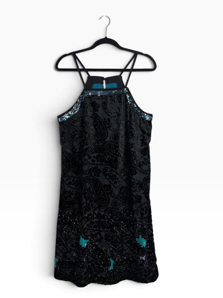 MOULINETTE SOEURS VELVET & SIMMER PAISLEY DRESS