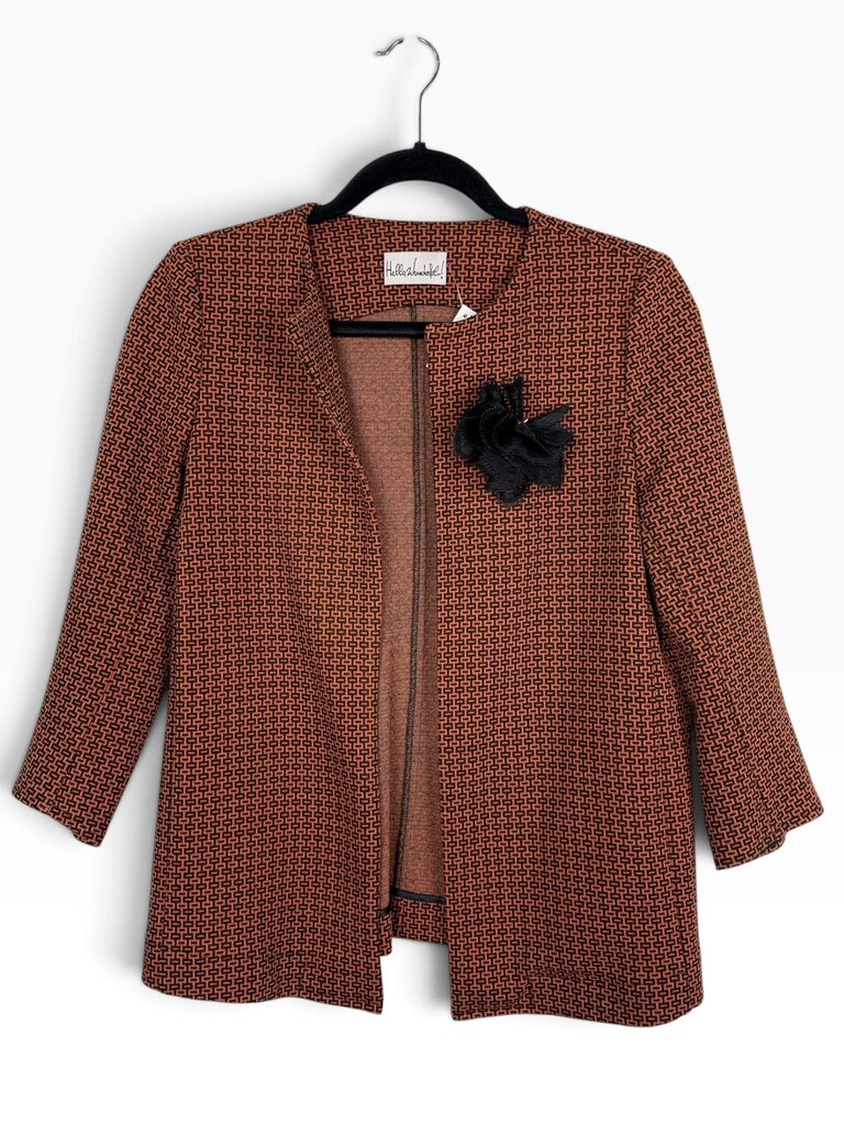 HELLO, WONDERFUL GEO PRINT BLAZER