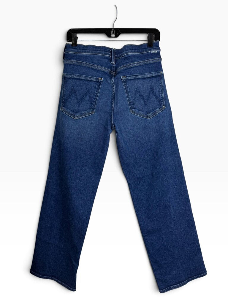 MOTHER MID RISE STRAIGHT LEG JEANS