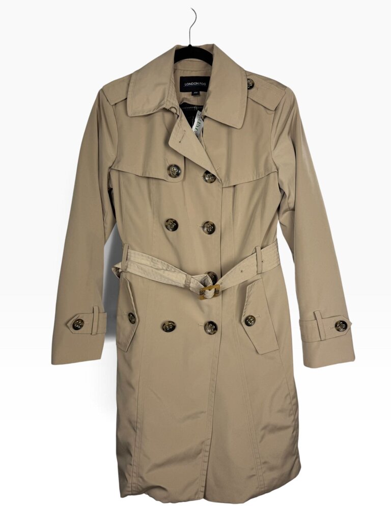 LONDON FOG DOUBLE BREASTED TRENCH COAT