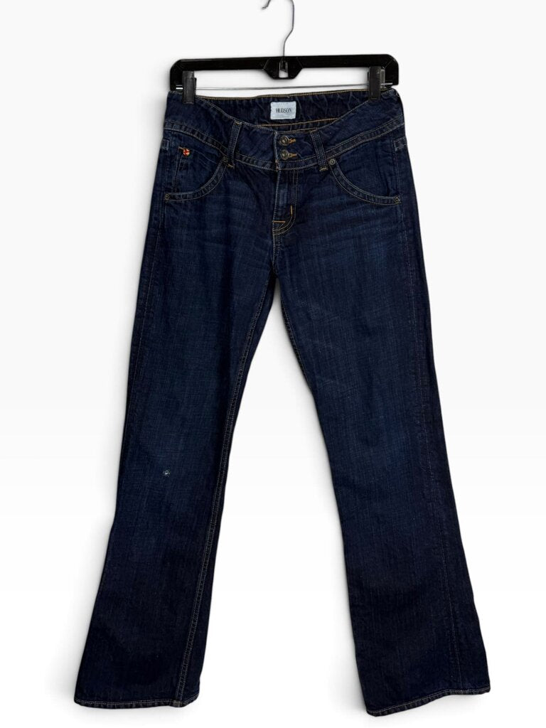 HUDSON LOW RISE FLARE JEANS