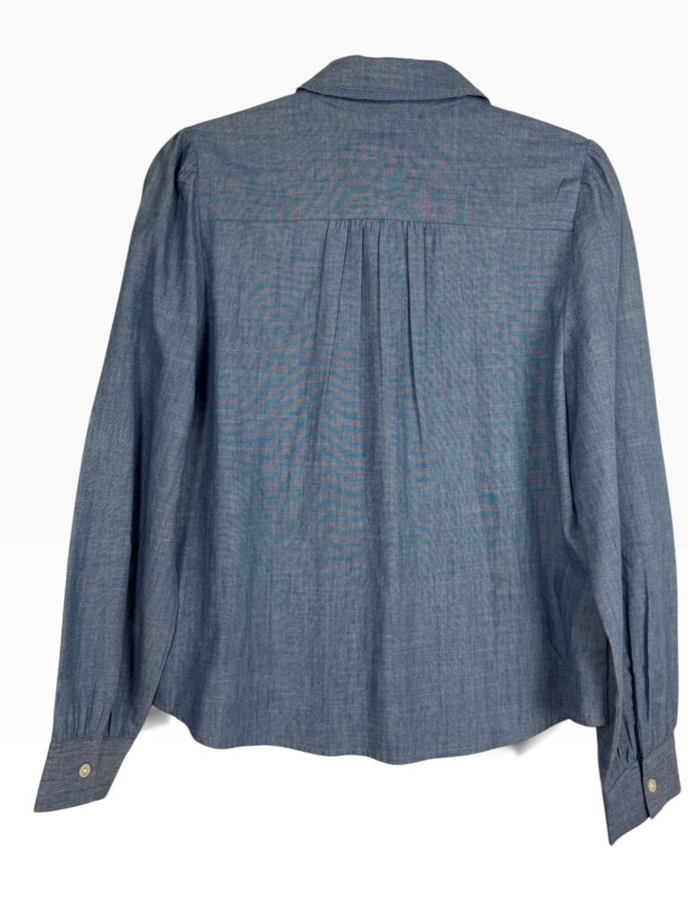 J.CREW SCALLOP TRIM BUTTON DOWN
