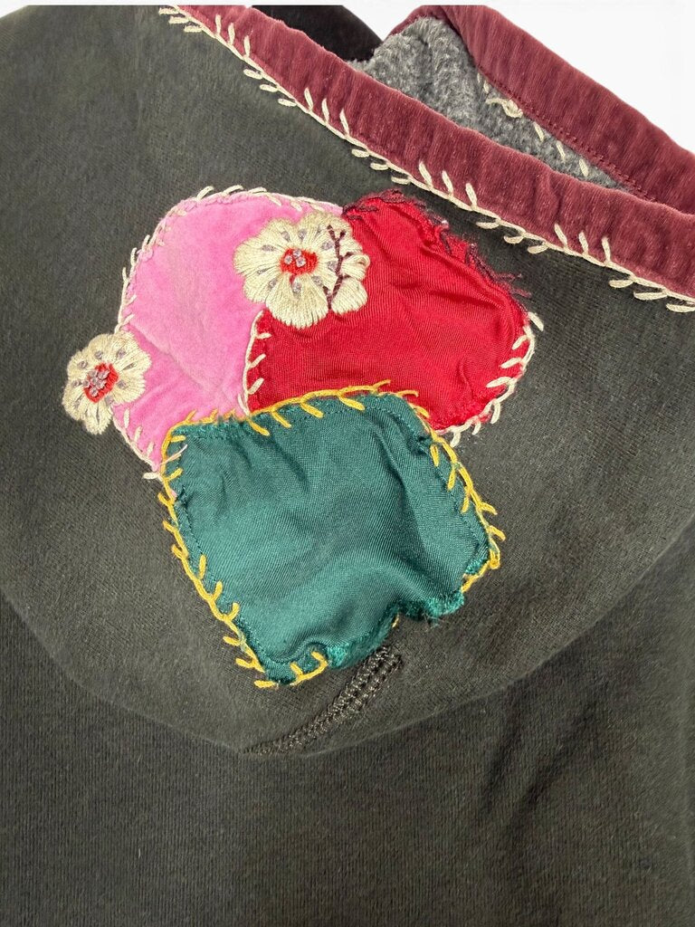 *AS IS* LUCKY PATCHWORK HOODIE