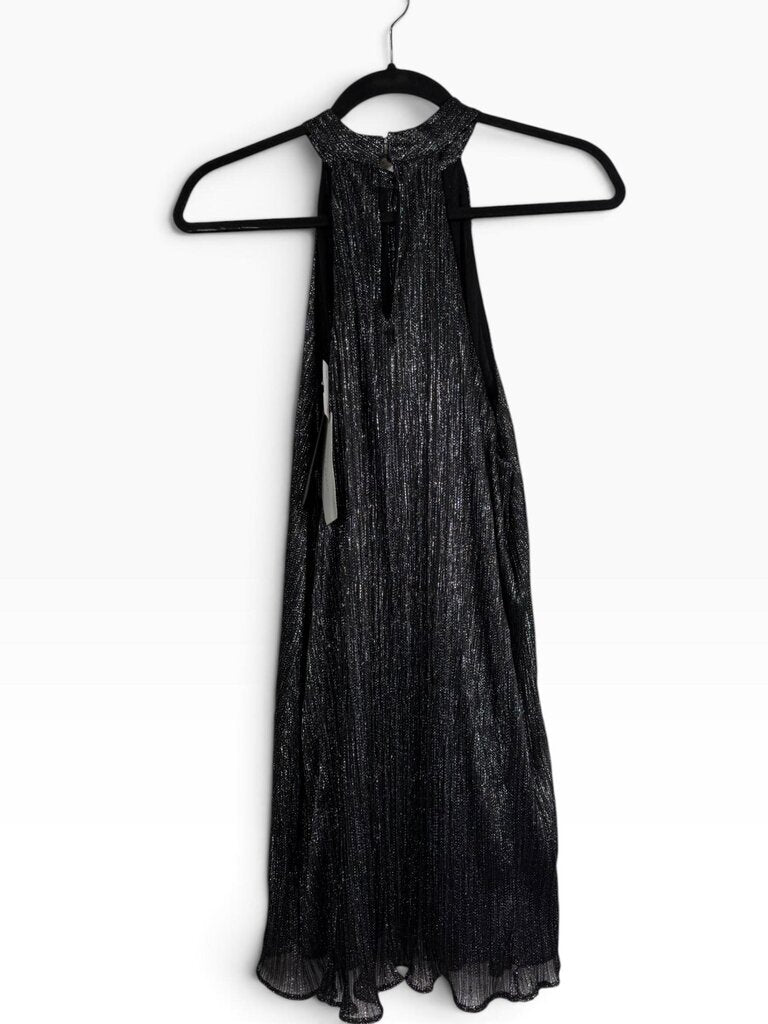 ZARA HALTER SHIMMER DRESS