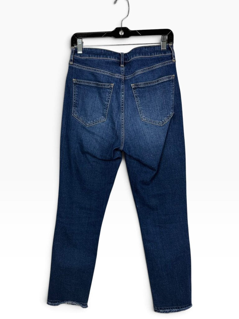 GAP HIGH RISE STRAIGHT LEG JEANS