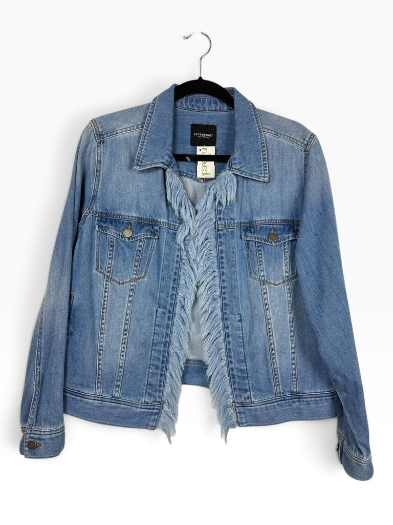 LIVERPOOL FRAYED DENIM JACKET