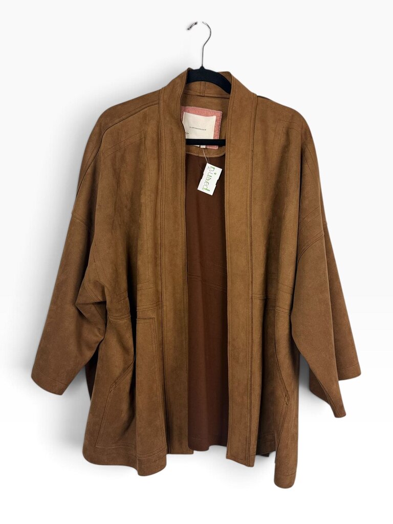 ANTHROPOLOGIE CRUSHED VELVET TOPPER