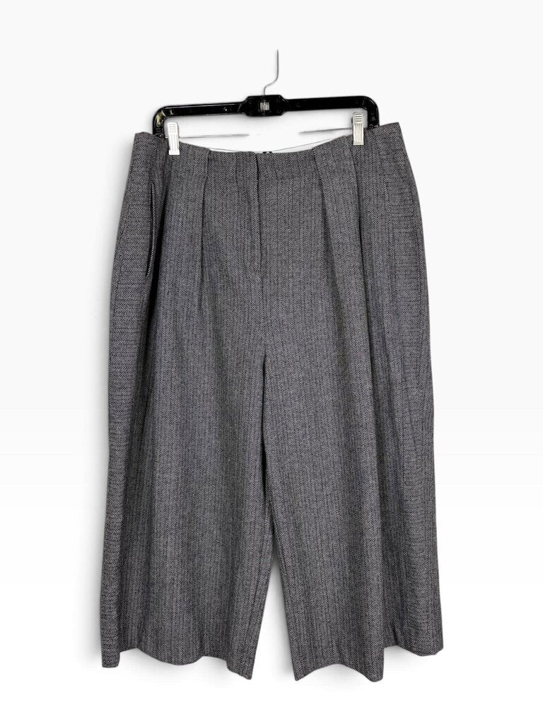 N. PREMIUM COLLECTION WOOL BLEND CROPPED TROUSERS