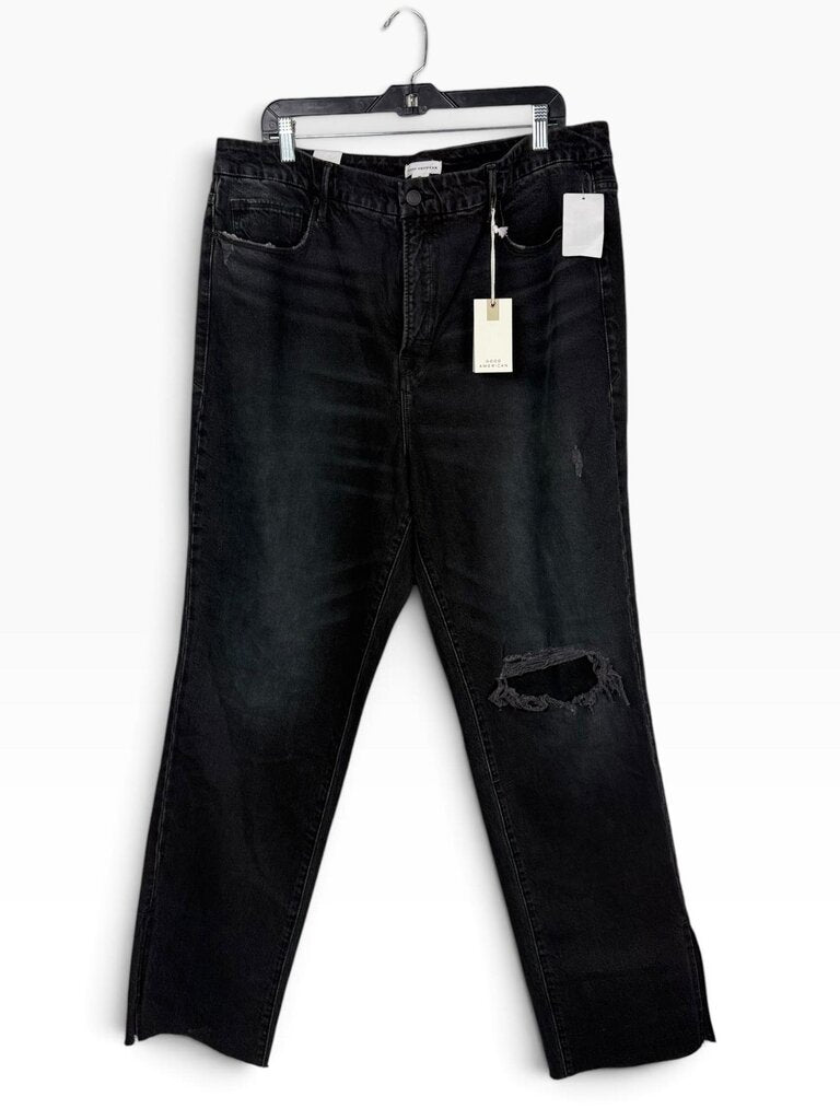 GOOD AMERICAN "GOODBOY" DISTRESSED JEANS