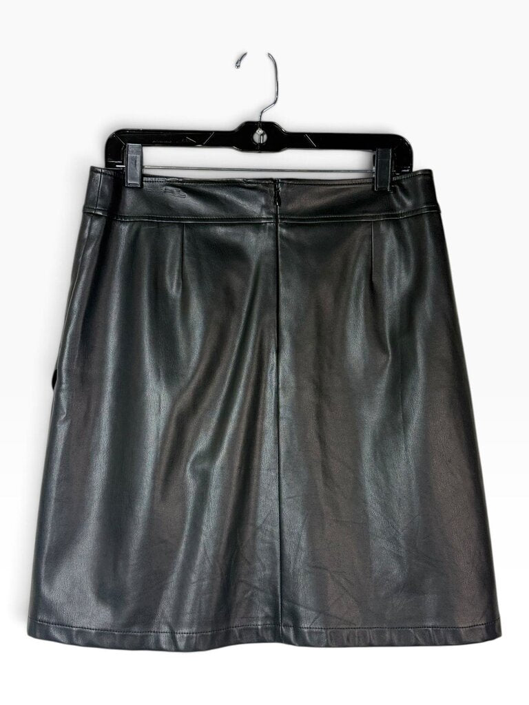 LOFT FAUX LEATHER SKIRT