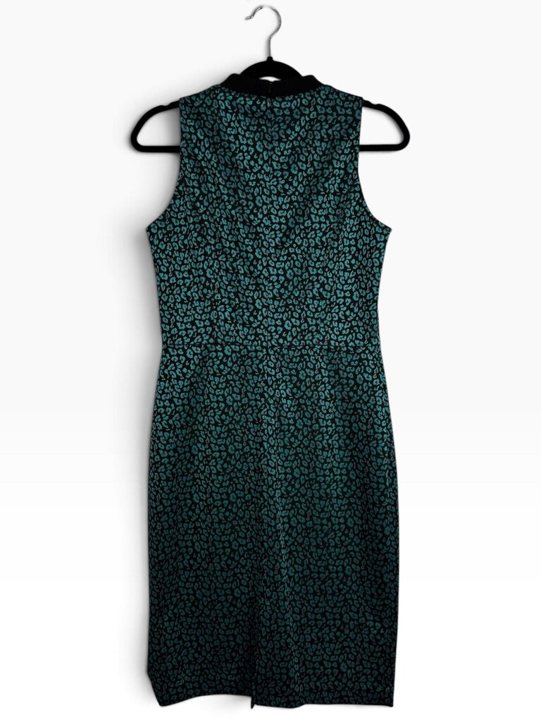 HILTON HOLLIS CHEETAH PRINT SHEATH DRESS
