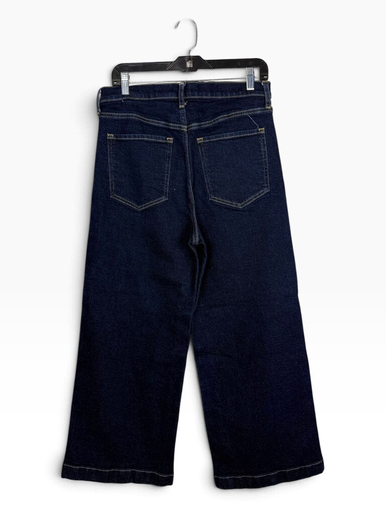 BANANA REPUBLIC "HIGH RISE WIDE LEG CROP" JEANS