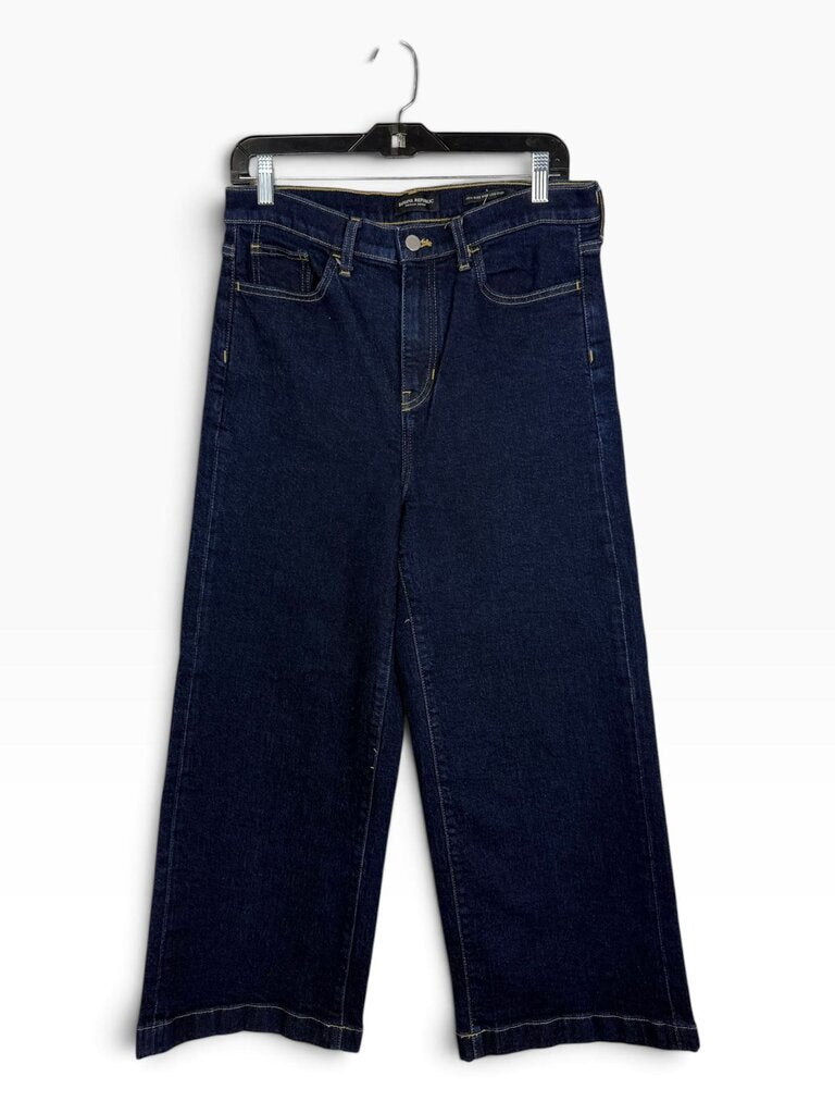 BANANA REPUBLIC "HIGH RISE WIDE LEG CROP" JEANS