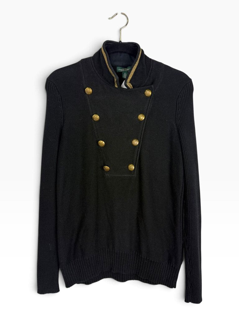 LAUREN JEANS DOUBLE BREASTED SWEATER