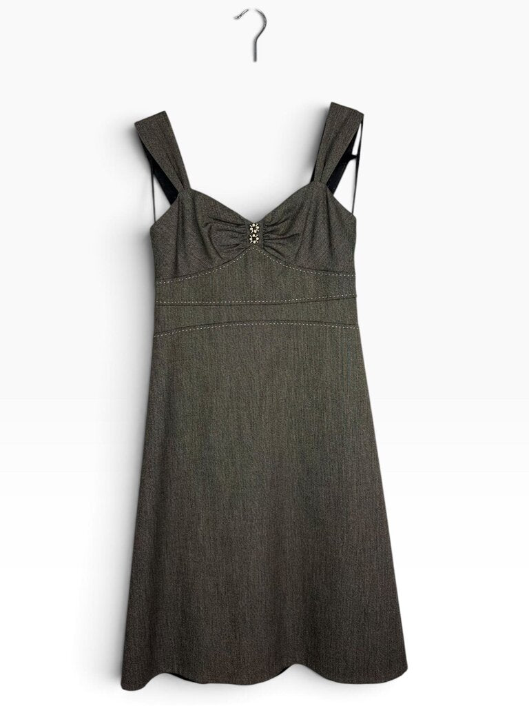 REBECCA TAYLOR PEARL DETAIL DRESS
