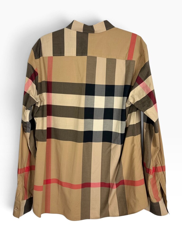 BURBERRY CHECK BUTTON DOWN