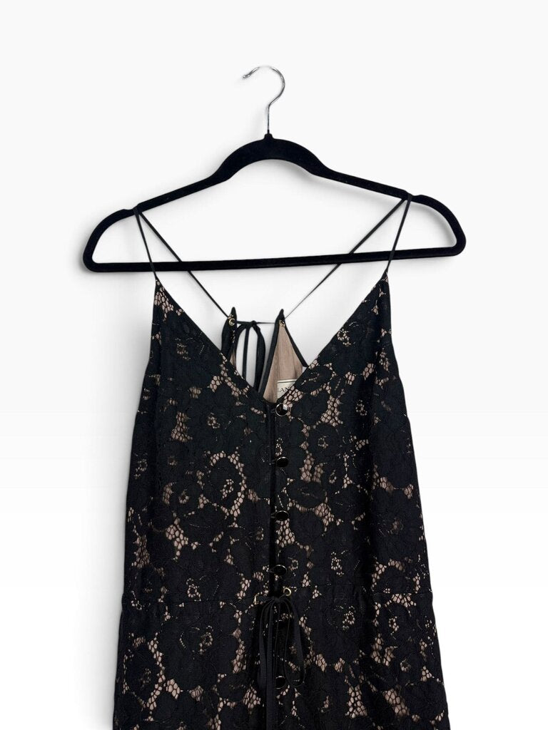 LANVIN LACE OVERLAY GOWN
