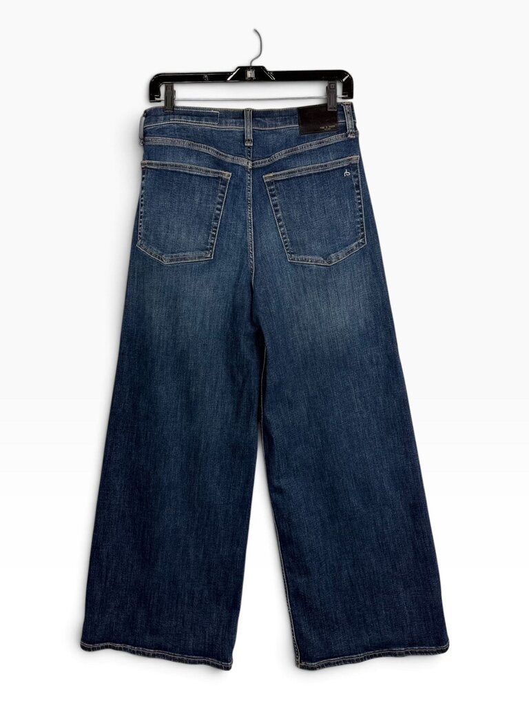 RAG & BONE "SOFIA HIGH RISE ANKLE ULTRA WIDE " JEANS
