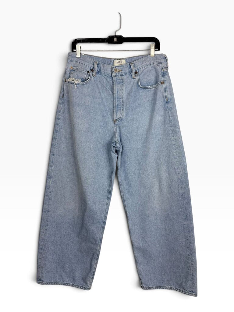 AGOLDE HIGH RISE WIDE LEG JEANS