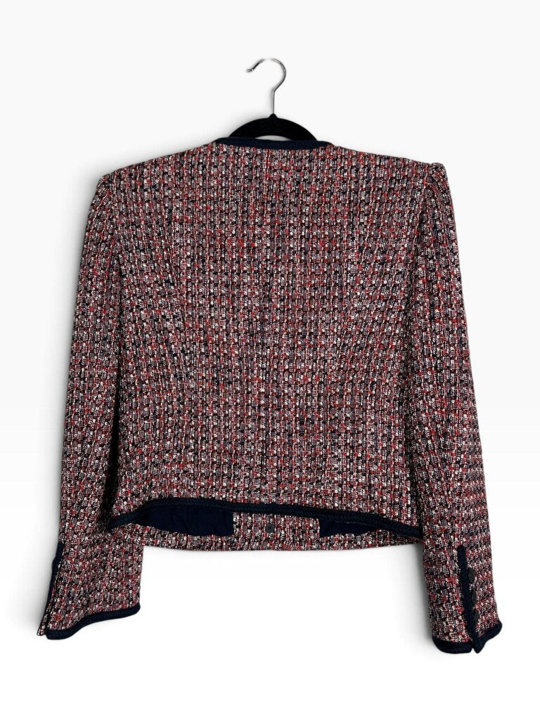 VERONICA BEARD TWEED BUTTON BLAZER