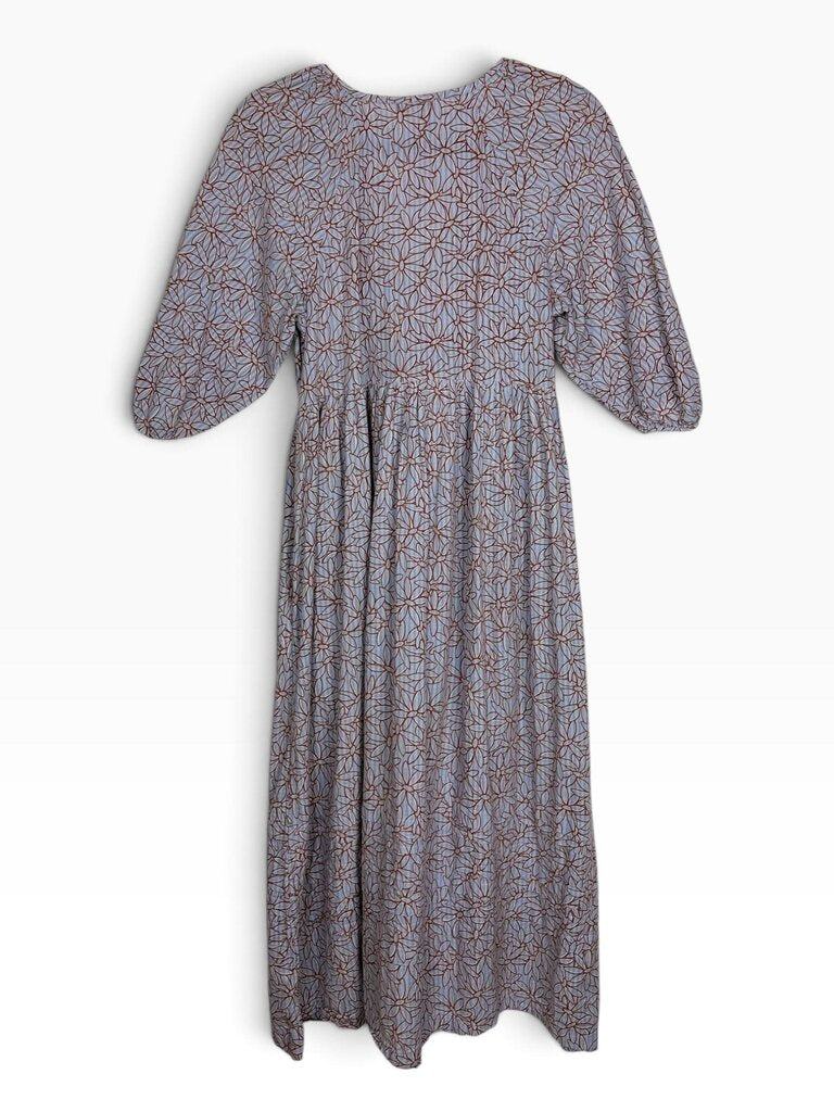 MADEWELL FLORAL MIDI DRESS