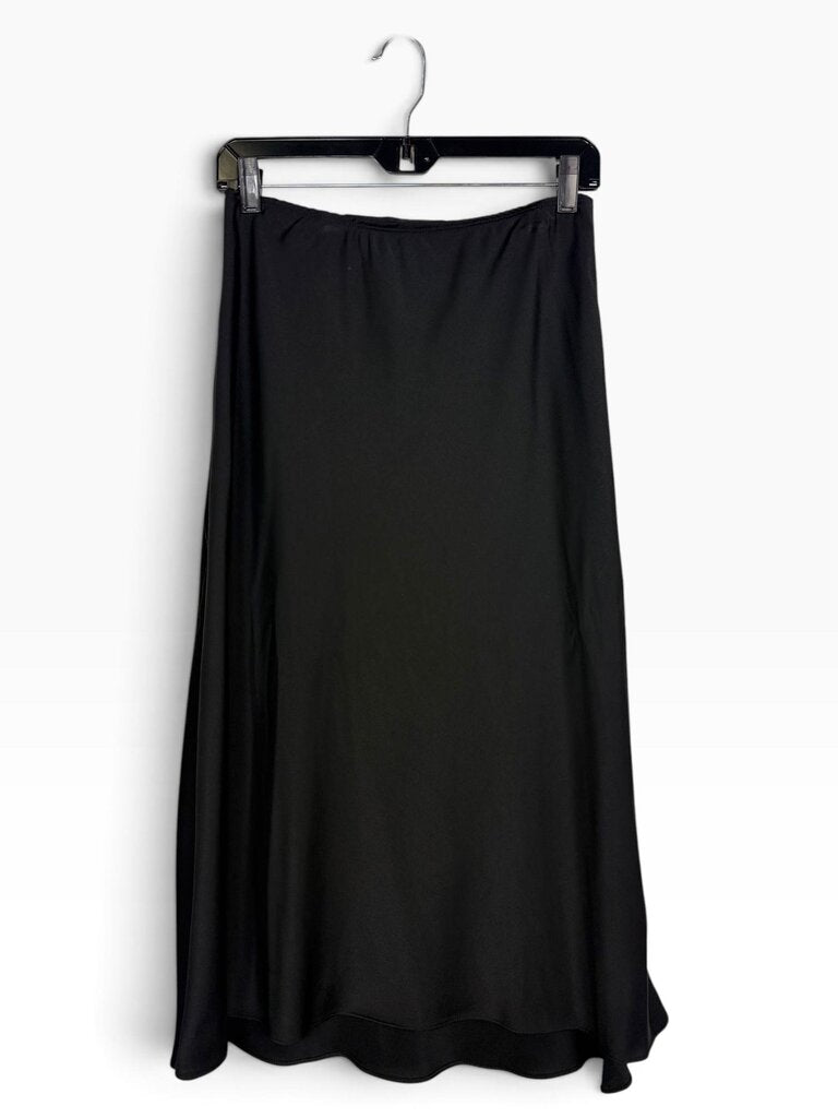 1. STATE SATIN MIDI SKIRT