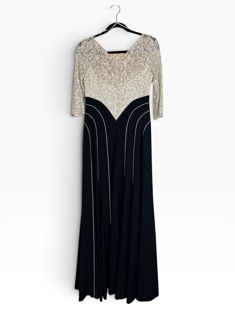 KAY UNGER SEQUIN GOWN