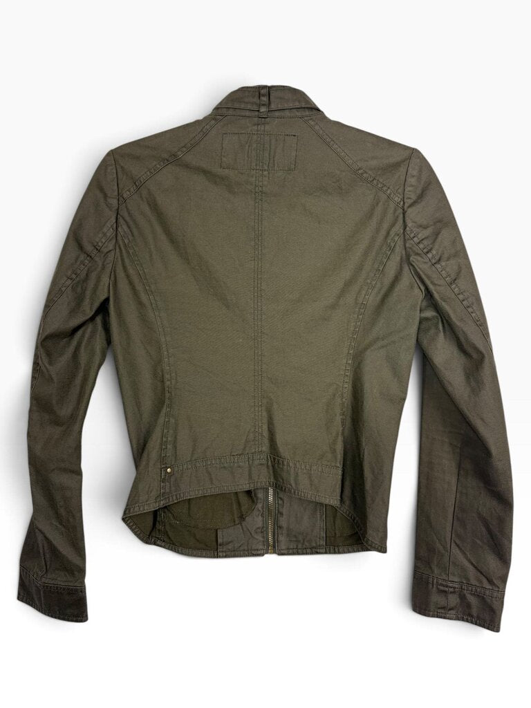 BLANC NOIR MOTO STYLE JACKET