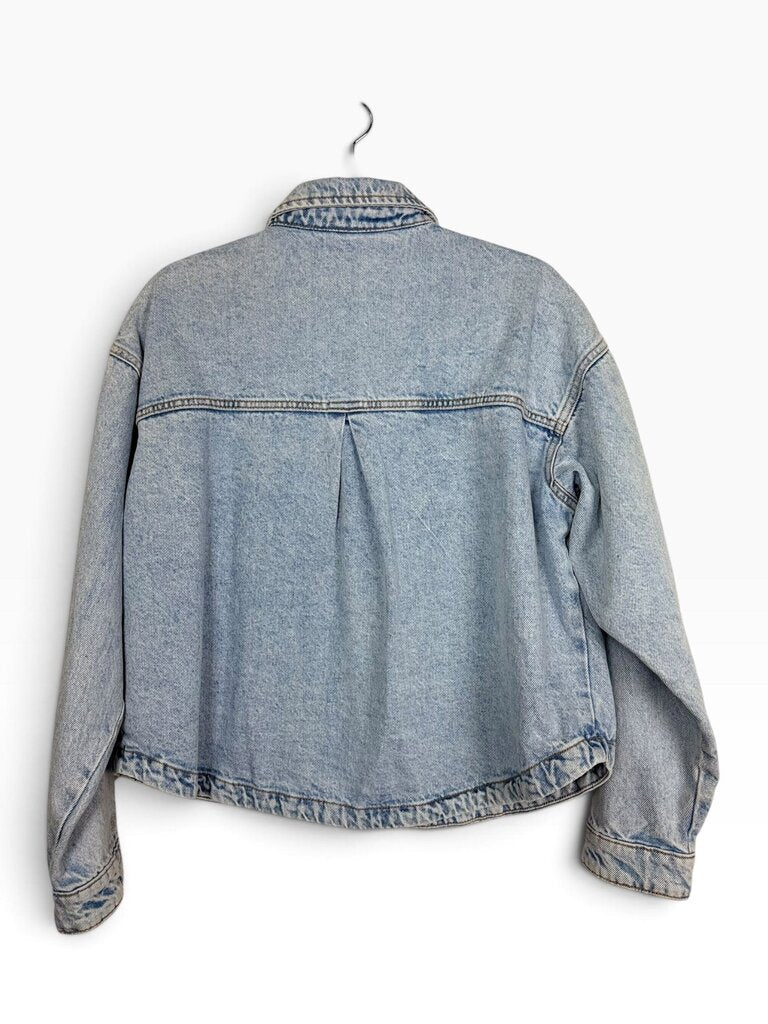 ZARA LIGHT WASH DENIM JACKET