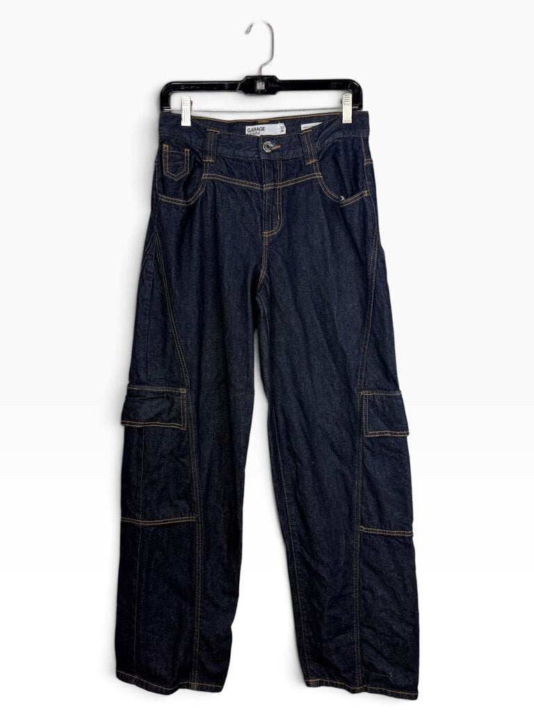 GARAGE HIGH RISE CARGO JEANS
