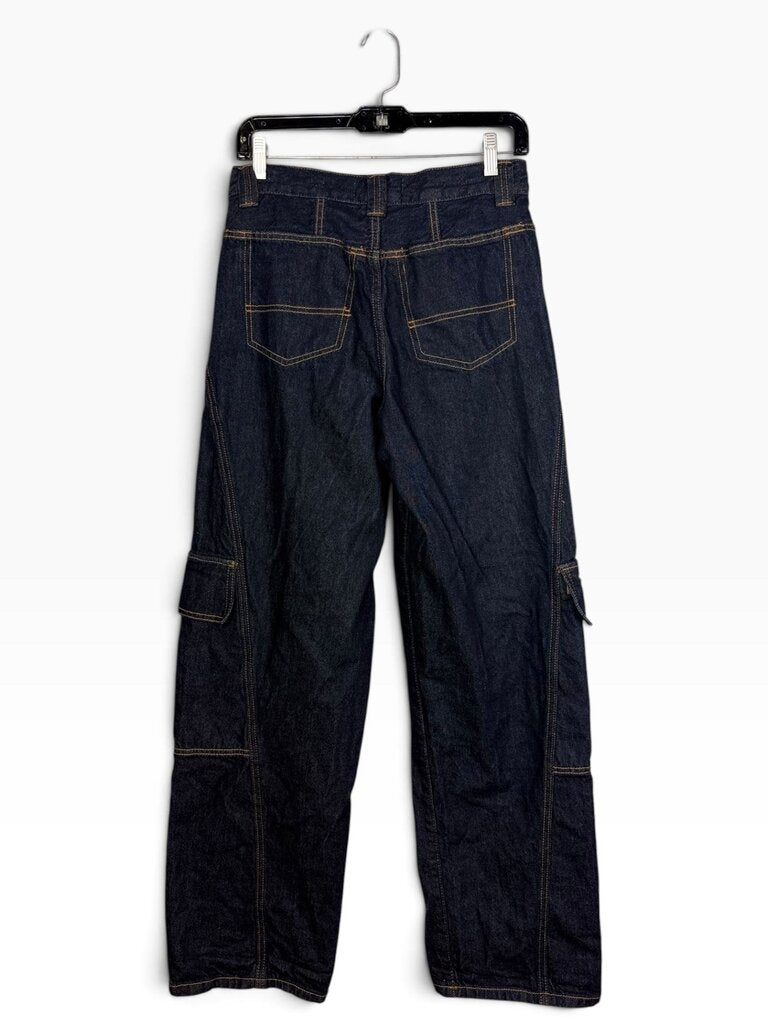 GARAGE HIGH RISE CARGO JEANS