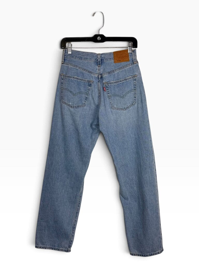 LEVI'S 501 HIGH RISE STRAIGHT LEG JEANS