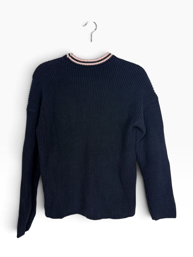 BROOKS BROTHERS CHEVRON KNIT SWEATER