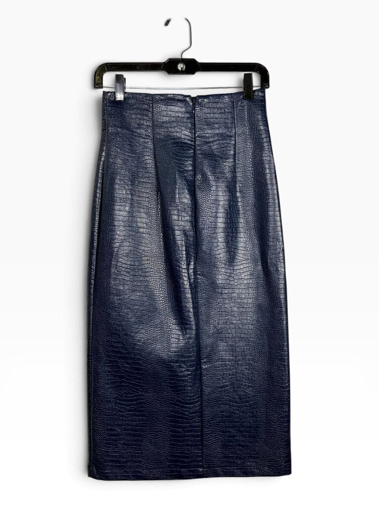 TOPSHOP FAUX SNAKESKIN PENCIL SKIRT