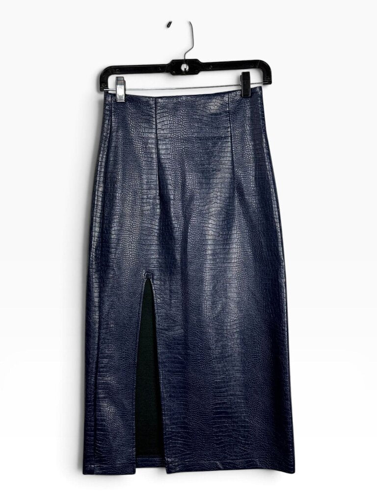TOPSHOP FAUX SNAKESKIN PENCIL SKIRT