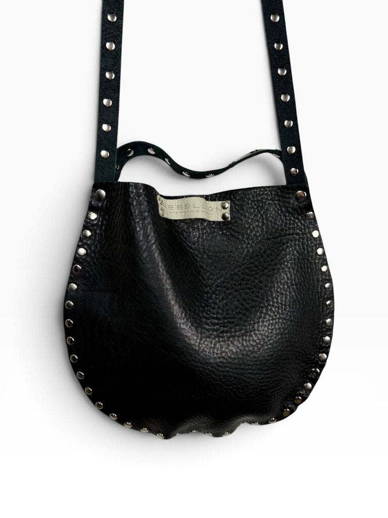 REBELLION ACID WASH COW LEATHER CROSSBODY
