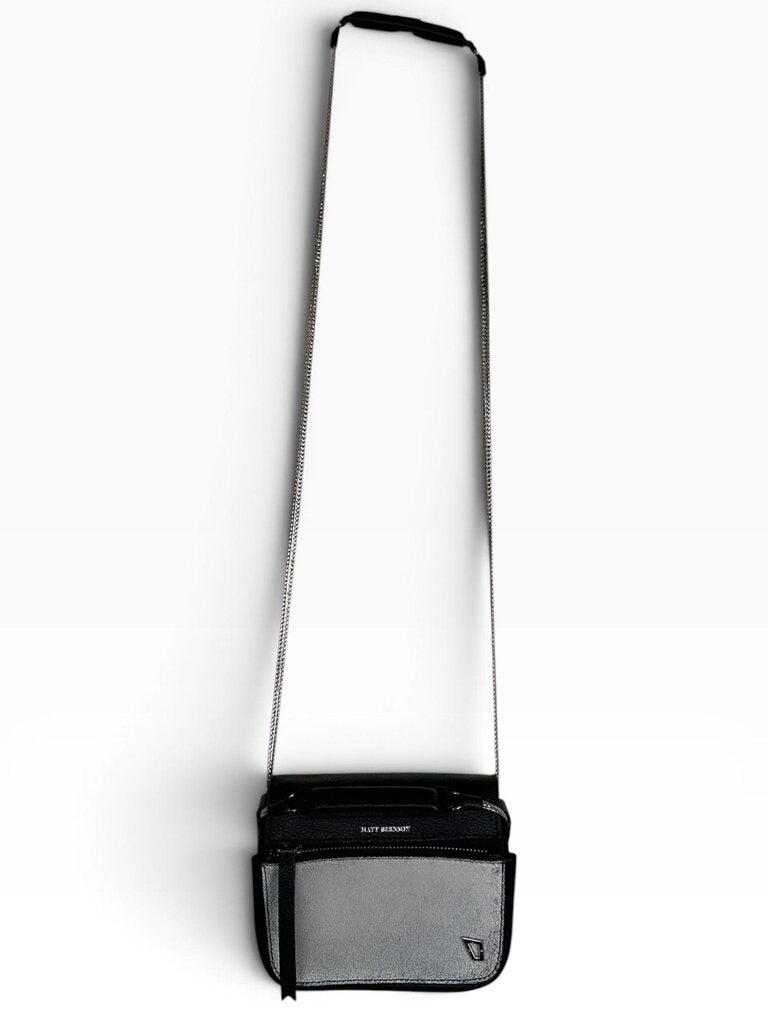 MATT BERNSON CRACKED LEATHER CROSSBODY