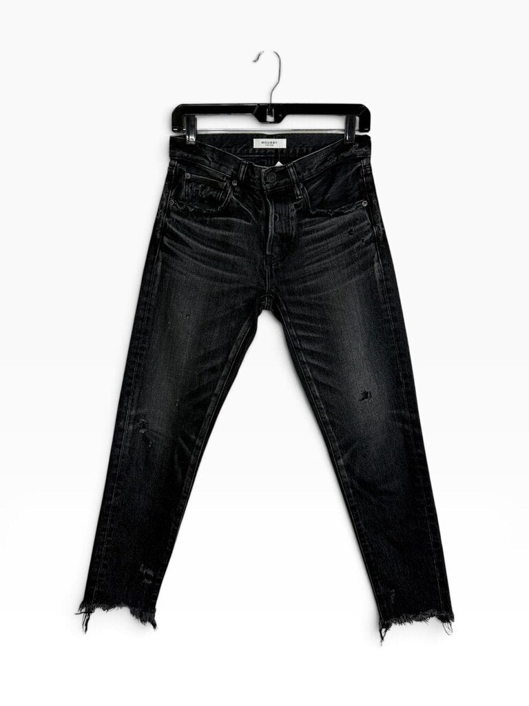 MOUSSY DISTRESSED SKINNY JEANS