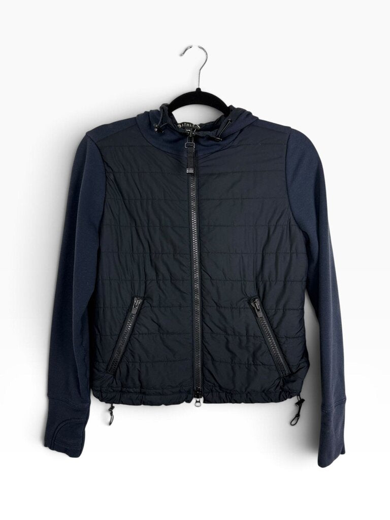 ATHLETA QUILTED ZIP UP JACKET