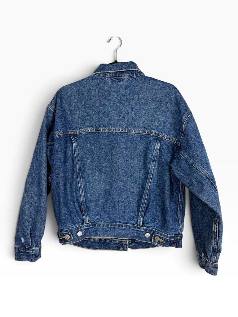 LEVI'S DISTRESSED DENIM JACKET