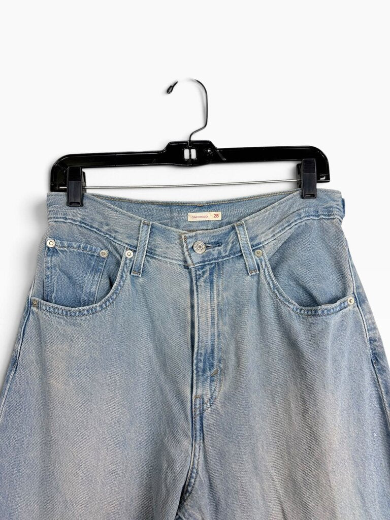 LEVI'S "CINCH BAGGY" WIDE LEG JEANS